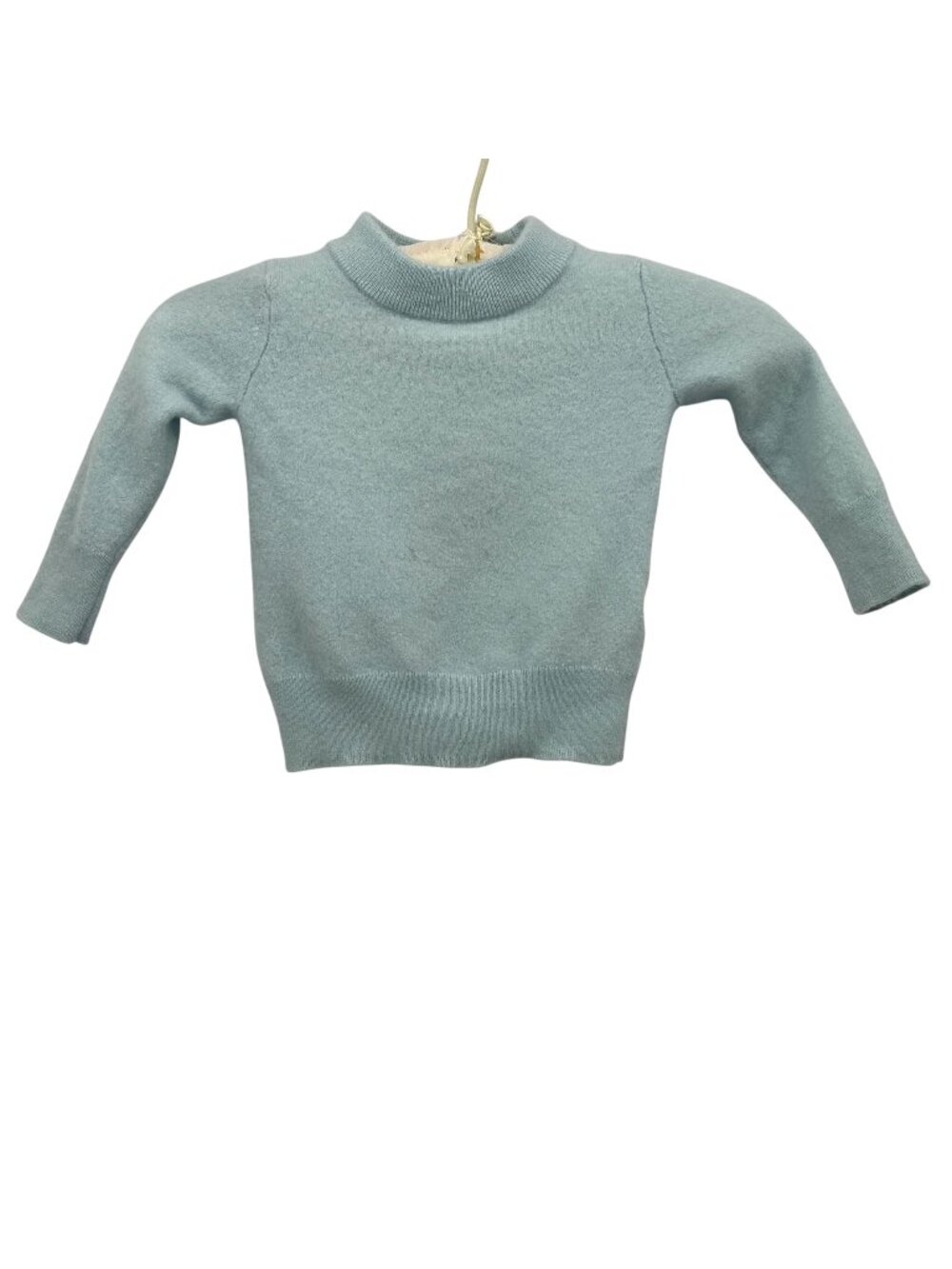 Quince Girls 3T Sweater Cashmere Light Blue Long Sleeve Crew Neck Pullover Knit